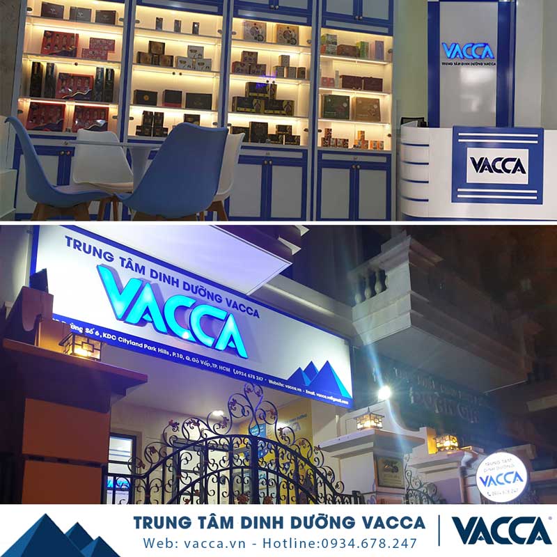Trung tâm dinh dưỡng VACCA cung cấp các sản phẩm đông trùng hạ thảo Thiên Phúc chính hãng