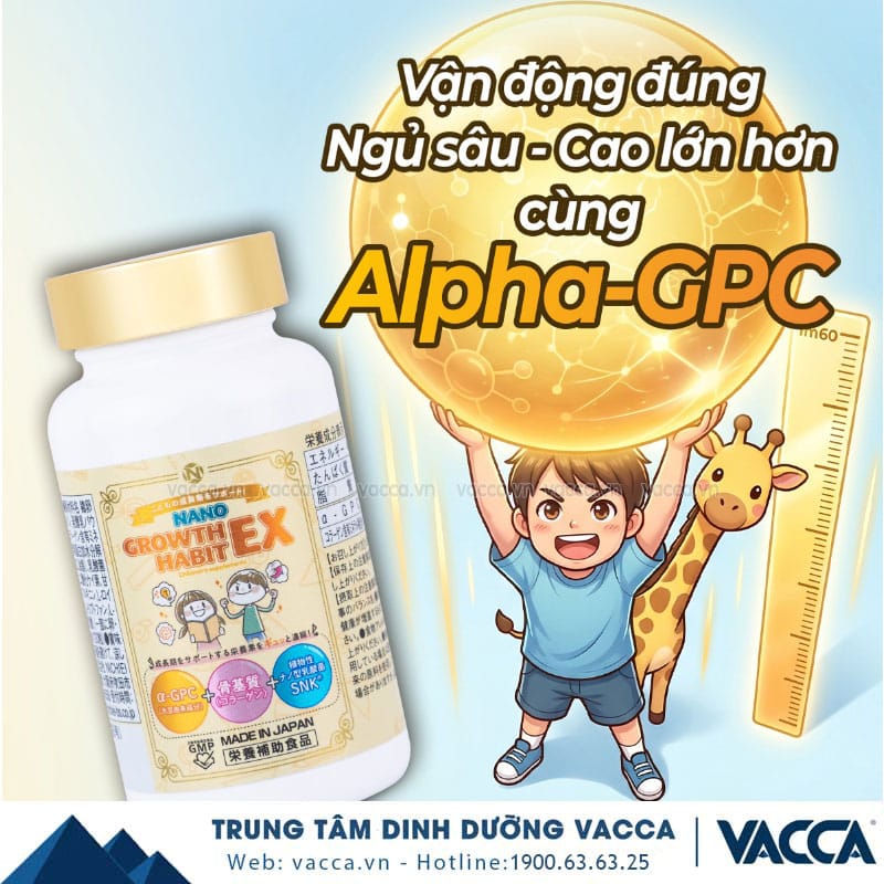 Nano Growth Habit EX - Viên Hỗ Trợ Tăng Chiều Cao Dành Cho Trẻ Em