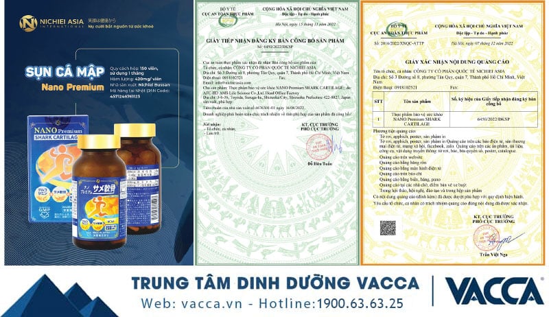 Nano Premium Shark Cartilage - Viên Uống Hỗ Trợ Bồi Bổ Sức Khỏe Xương, Sụn Khớp