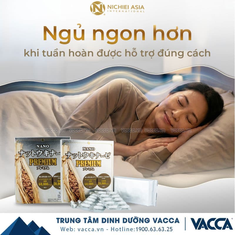 Nattokinase Nano Premium 60000FU/G - Viên Uống Hỗ Trợ Phòng Ngừa Đột Quỵ, Tai Biến